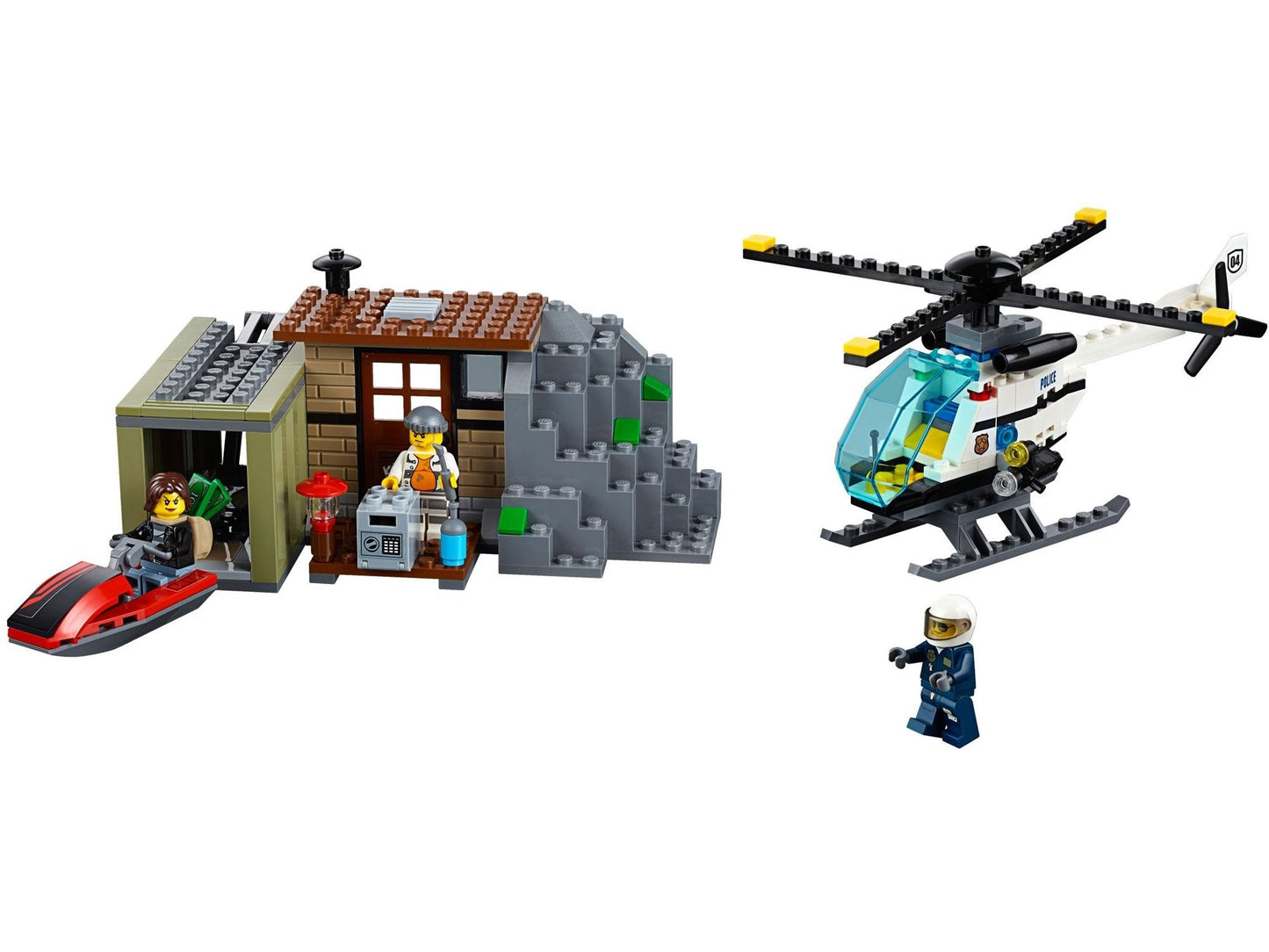 Lego City Crooks Island Set 60131 Buildingn Set