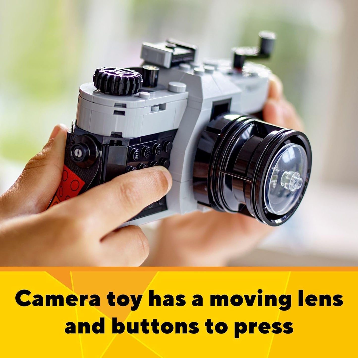 LEGO Creator 3 in 1 Retro Camera Toy Transforms from Toy Camera to Retro Video Camera to