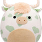 Squishmallows Original 20" Celestino Sage Green Spotted Highland Cow