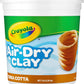 Crayola Air Dry Clay for 5lbs Reusable Bucket of Terra Cotta Clay for Sculpting Bulk Arts