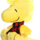 Aurora Festive Peanuts Winter Plaid Woodstock Stuffed Animal - Classic Characters -
