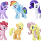 My Little Pony Friendship is Magic Toy Meet The Mane 6 Collection Set - 6 Pony Figures