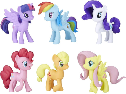 My Little Pony Friendship is Magic Toy Meet The Mane 6 Collection Set - 6 Pony Figures