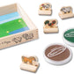 Melissa & Doug Melissa Doug My First Wooden Stamp Set - Farm Animals - Art Projects With