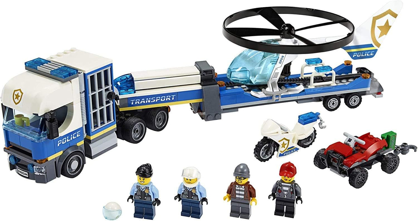 LEGO City Police Helicopter Chase 60244 Police Toy (317 Pieces)