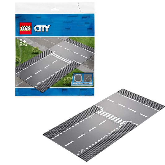 LEGO City Straight and T-Junction Road Plates