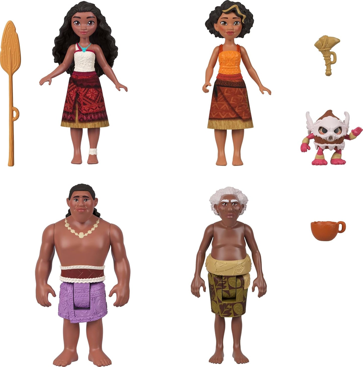 Mattel Disney Moana 2 Moana's Canoe Crew Playset