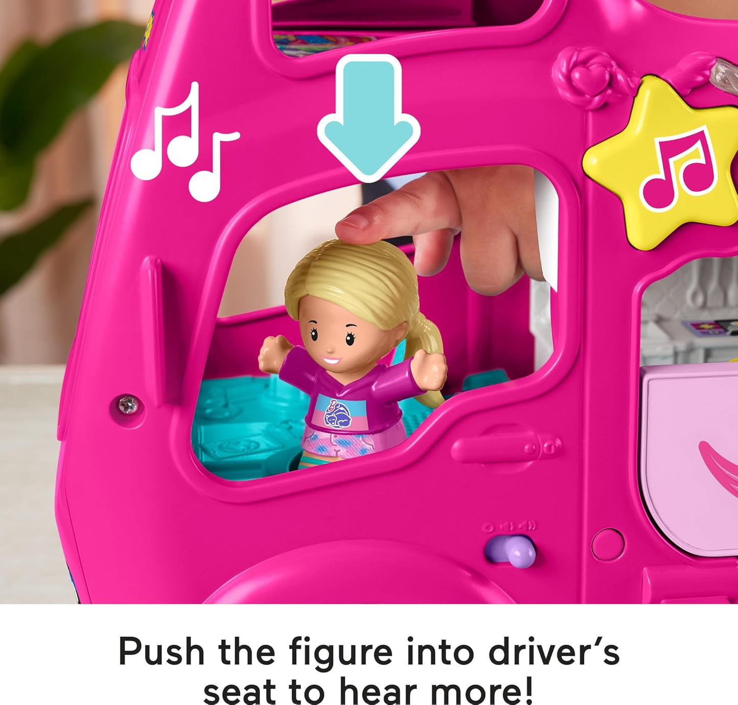 Little People Fisher-Price Little People Toddler Toy Barbie Little Dreamcamper RV Playset