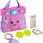 Fisher-Price Baby Learning Toy Laugh Learn Purse Going Places Bag with 4 Pretend Play for