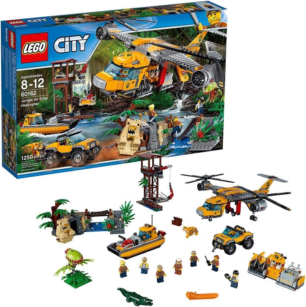 LEGO City Jungle Expedition Airplane & Ancient Ruins Set (60162) - Adventure Awaits!