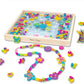 Melissa & Doug Melissa Doug Created by Me Bead Bouquet Deluxe Wooden Bead Set With 220
