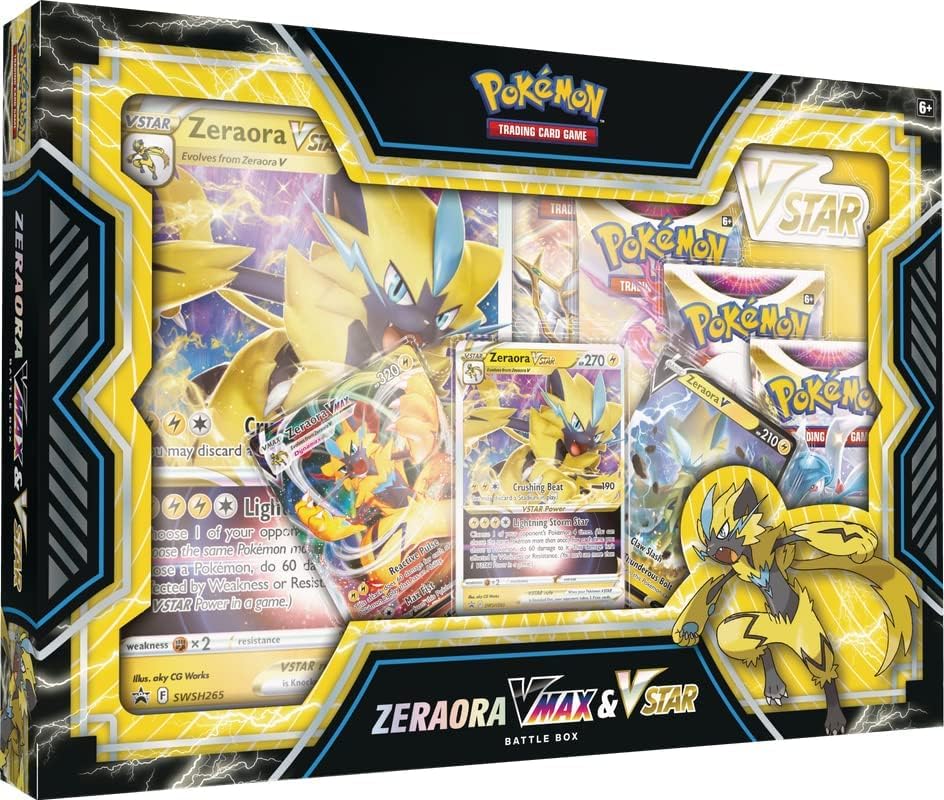 Pokemon TCG Zeraora VMAX VSTAR Battle Box
