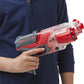 NERF Elite Disrupter Blaster 6-Dart Rotating Drum Slam Fire Translucent Red Easter Gifts