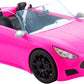 Barbie Toy Car Bright Pink Doll