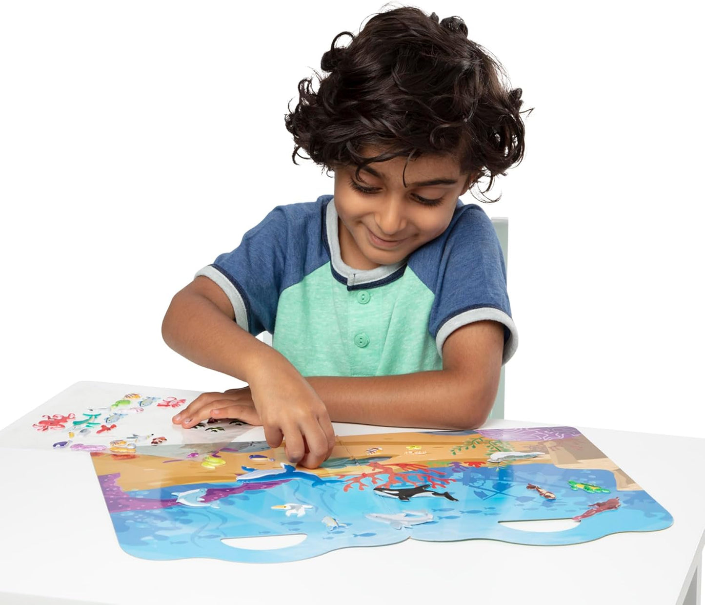 Melissa & Doug Melissa Doug Reusable Puffy Sticker Wild Adventures 3-Pack 118 Safari