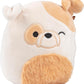 Squishmallows Original 5-Inch Brock The Bulldog - Official Jazwares Little Plush