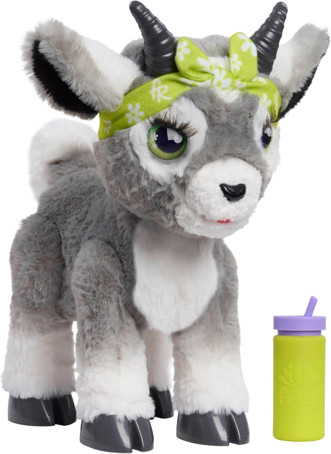 Just Play furReal Daisy The Yoga Goat Interactive Toy, 11-inch Realistic Plush