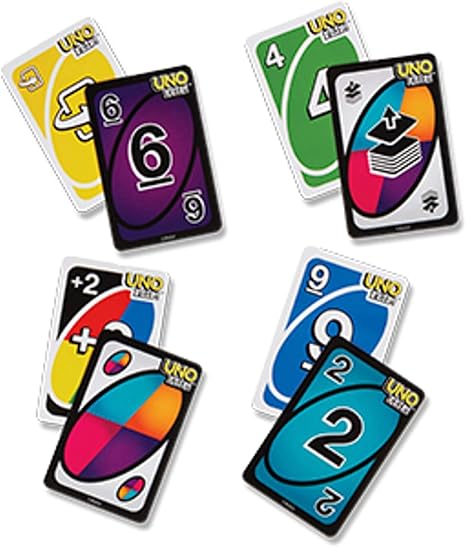 Mattel Uno Original and Uno Flip Card Games