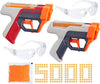 Nerf Pro Gelfire Dual Wield Pack 2 Blasters No-Prime Firing 5000 Gelfire Rounds 2X 100