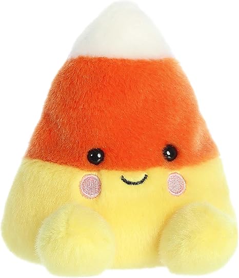 Aurora Spooky Palm PalsTM Maisy Candy CornTM Stuffed Animal - Pocket-Sized Play -