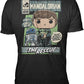 Funko POP & Tee: Star Wars: The Mandalorian - Luke w/Grogu (XL)