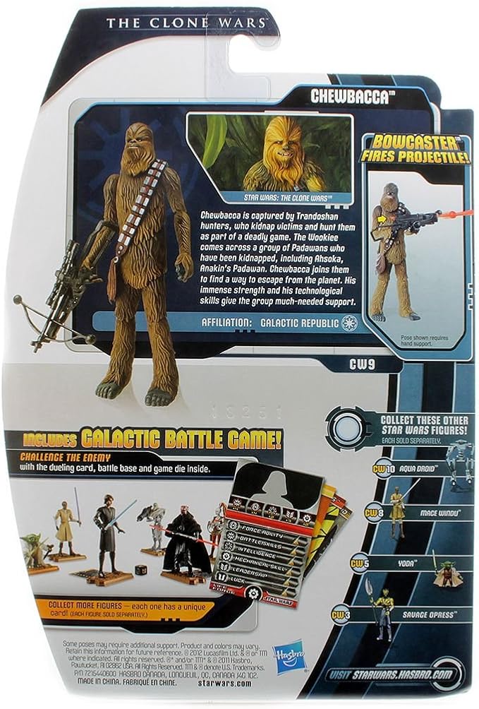 Star Wars Clone Wars Animated Chewbacca Action Figure