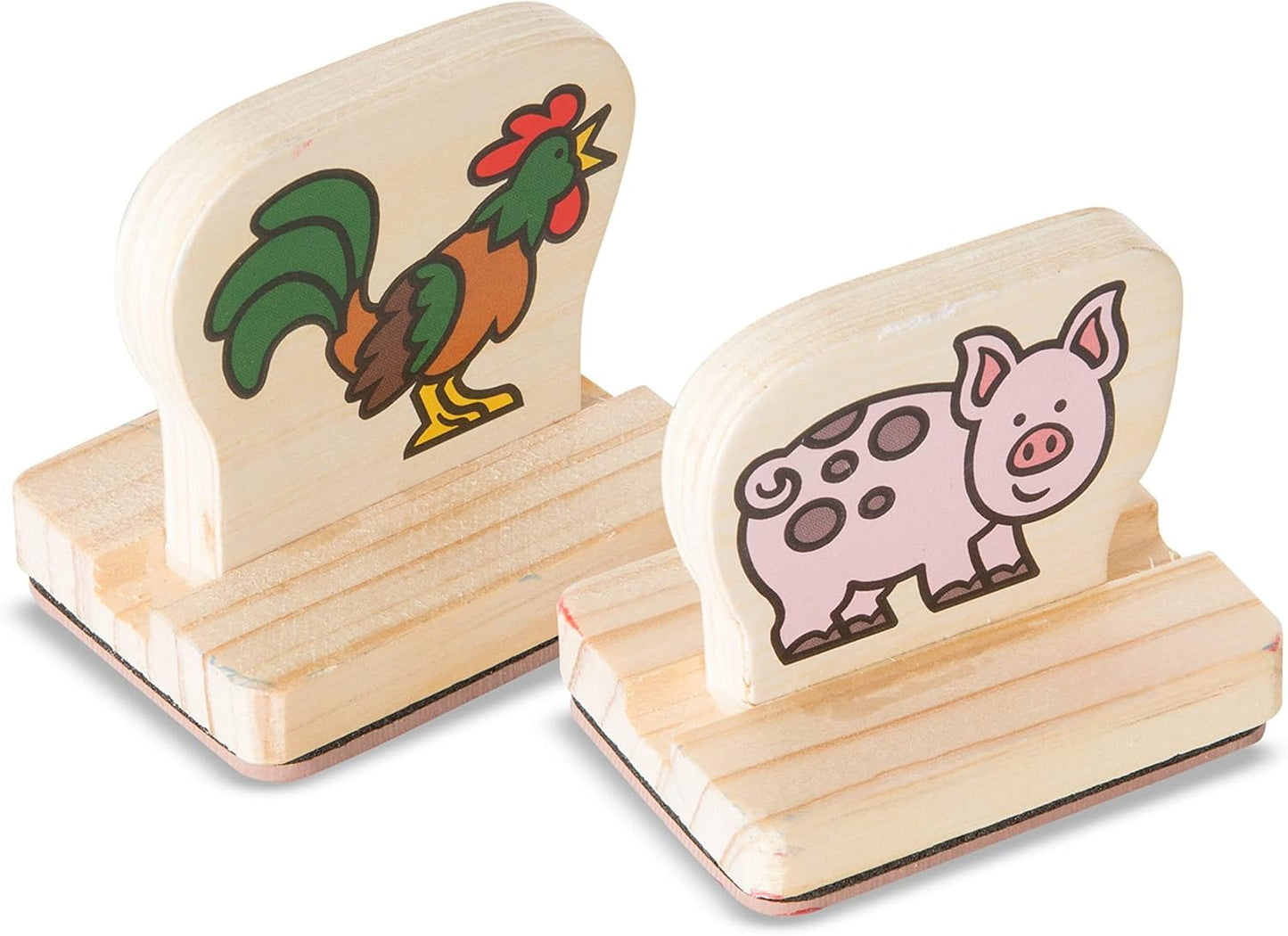 Melissa & Doug Melissa Doug My First Wooden Stamp Set - Farm Animals - Art Projects With