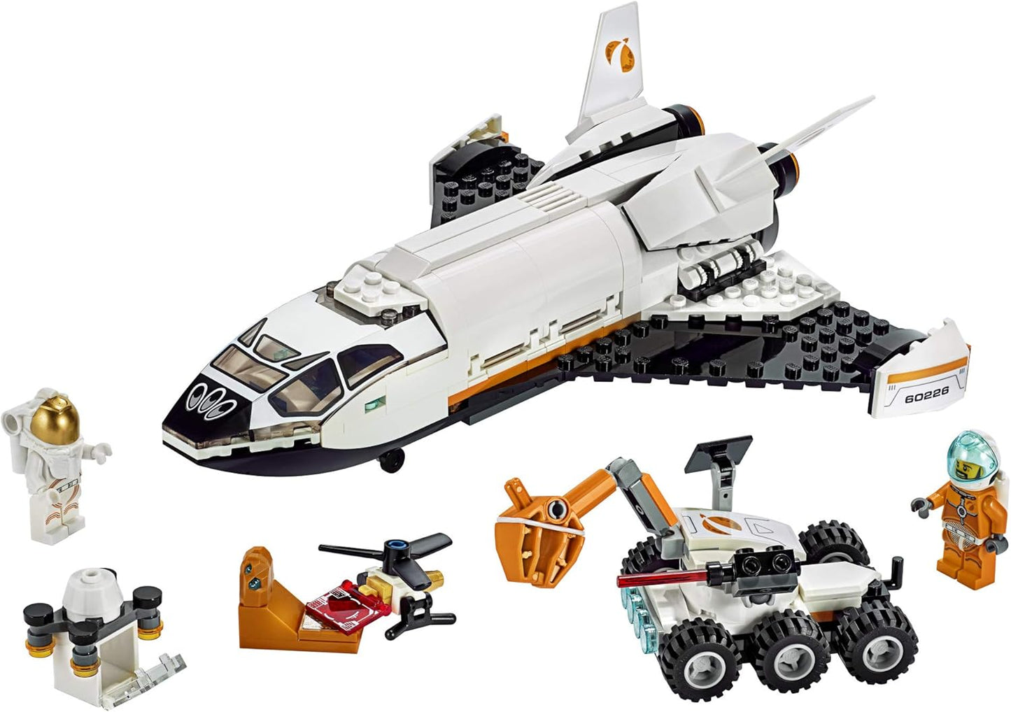 LEGO City Space Mars Research Shuttle 60226 Space Shuttle Toy Building Kit  (273 Pieces)