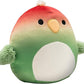 Squishmallows Original 8-Inch Elliene The Easter Rainbow Parrot - Official Jazwares Plush
