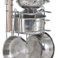 Melissa & Doug Melissa Doug Stainless Steel Pots and Pans Pretend Play Kitchen Set for 8