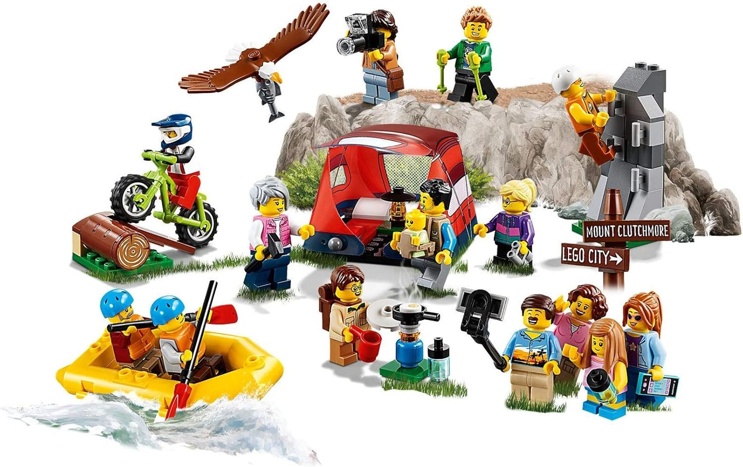 City Town People Pack - Outdoor Adventures Building Set