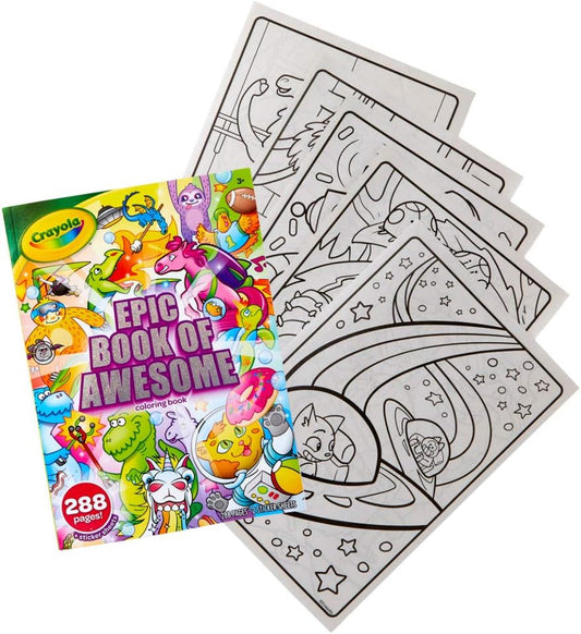 Crayola Coloring Book Big Book of Animal Pals 288 Coloring Pages Age 3 4 5 6