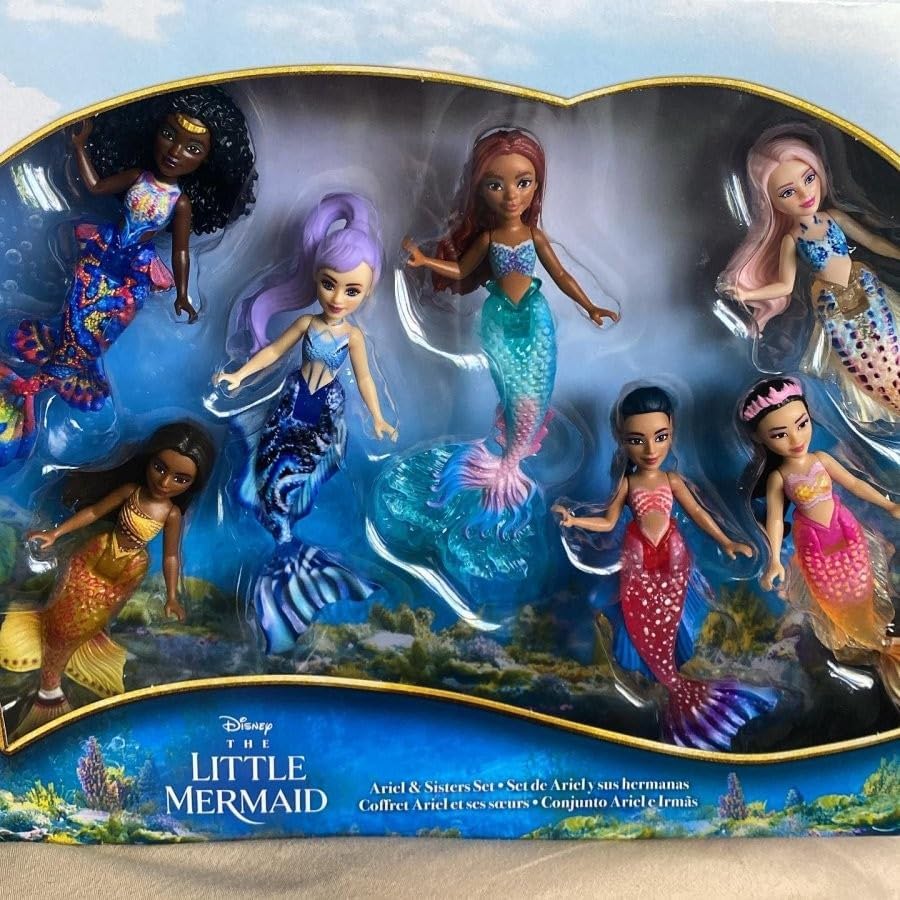 Mattel Disney Princess The Little Mermaid Ariel Sisters Small Doll