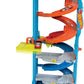 Hot Wheels City Toy Car Track Set Transforming Race Tower Single to Dual-Mode Racing with 164 Scale Vehicle