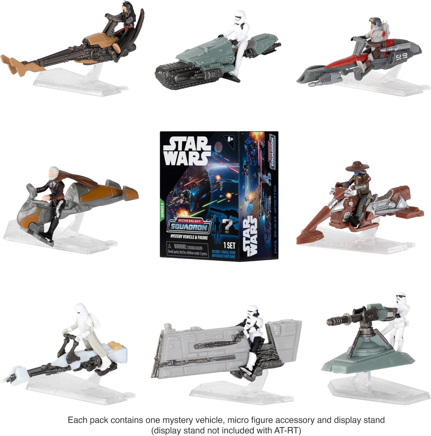 STAR WARS Micro Galaxy Squadron Anakin Skywalker's Jedi Interceptor Mystery Bundle