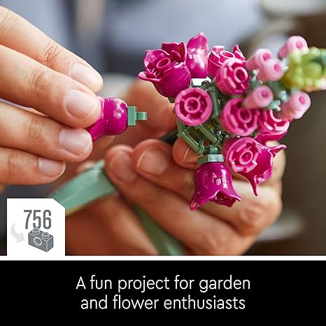 LEGO Icons Flower Bouquet Building Decoration Set