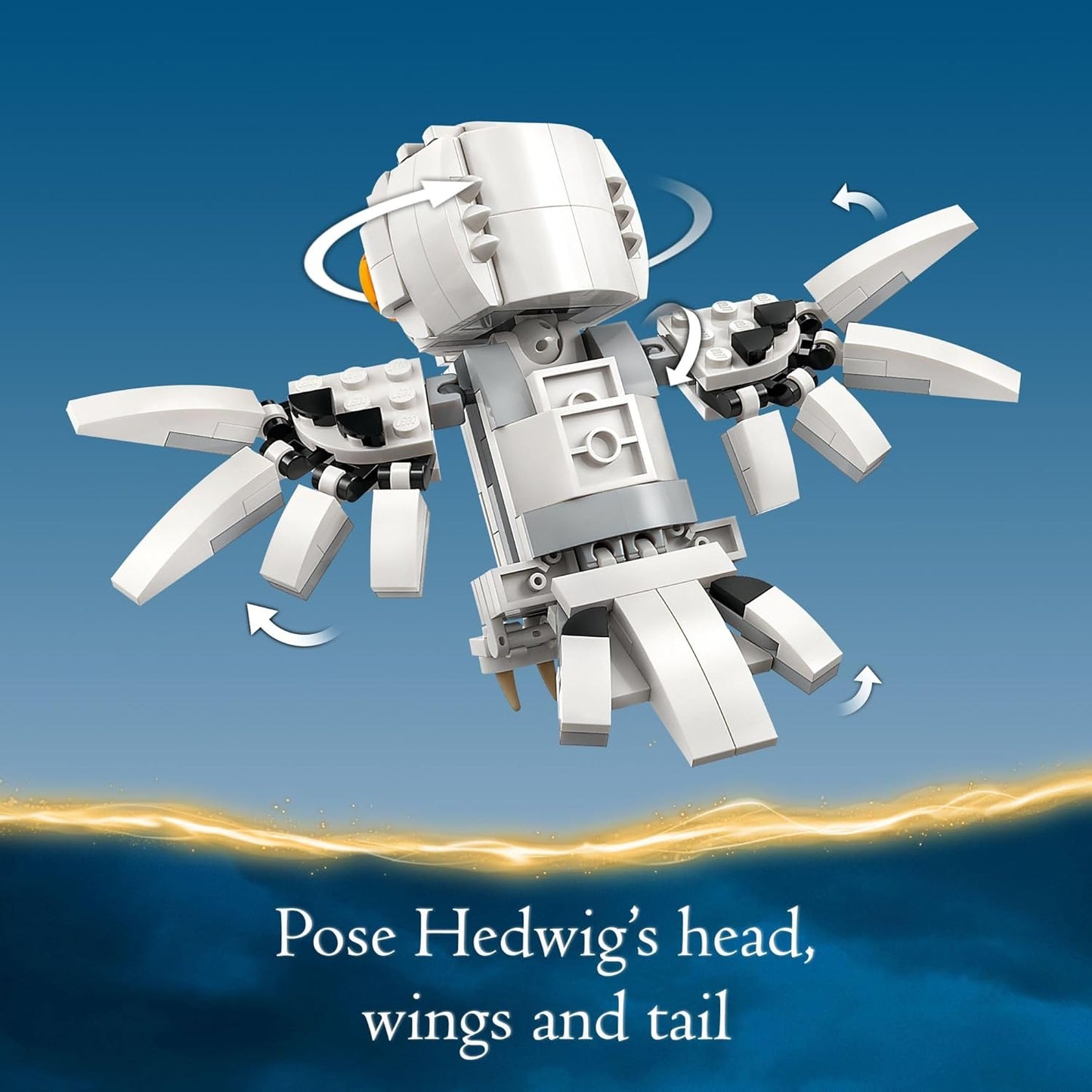 LEGO Harry Potter Hedwig at 4 Privet Drive Buildable Fantasy Toy with a Harry Potter Owl