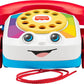 Fisher-Price Toddler Pull Toy Chatter Telephone Pretend Phone with Rotary Dial and Wheels