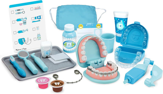 Melissa & Doug Melissa Doug Super Smile Dentist Kit With of Teeth And Dental 25 Toy