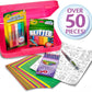 Crayola All That Glitters Art Case 50pcs Glitter Crayons Coloring Supplies Art Set Gifts