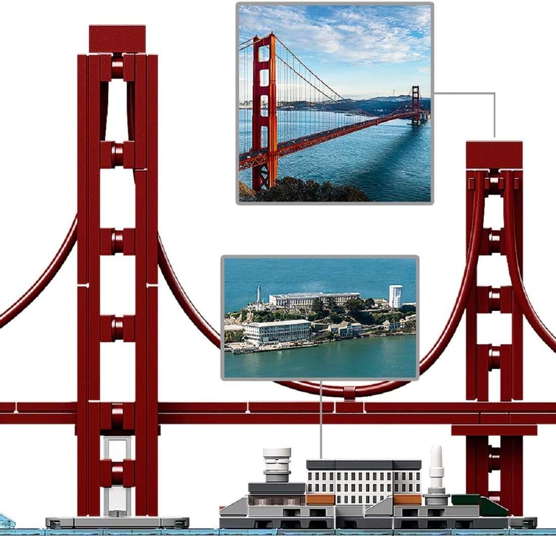 LEGO Architecture Skyline Collection 21043 San Francisco Building Kit Includes Alcatraz