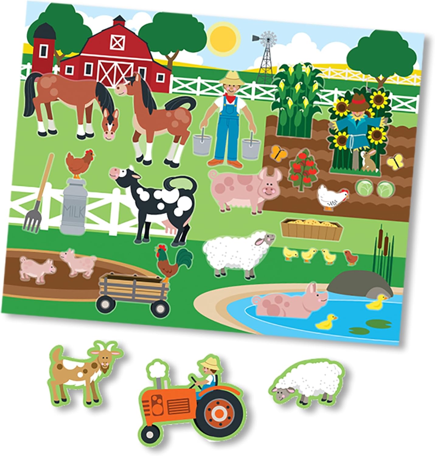 Melissa & Doug Melissa Doug Reusable Sticker Pad Habitats - 150 Reusable - FSC Certified