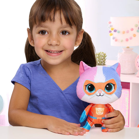 Just Play Disney Junior SuperKitties Small Plush Stuffed Animal Buddy Kitten for Ages 2 Up