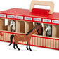 Melissa & Doug Melissa Doug Take-Along Show-Horse Stable With Wooden Stable Box and 8 Toy