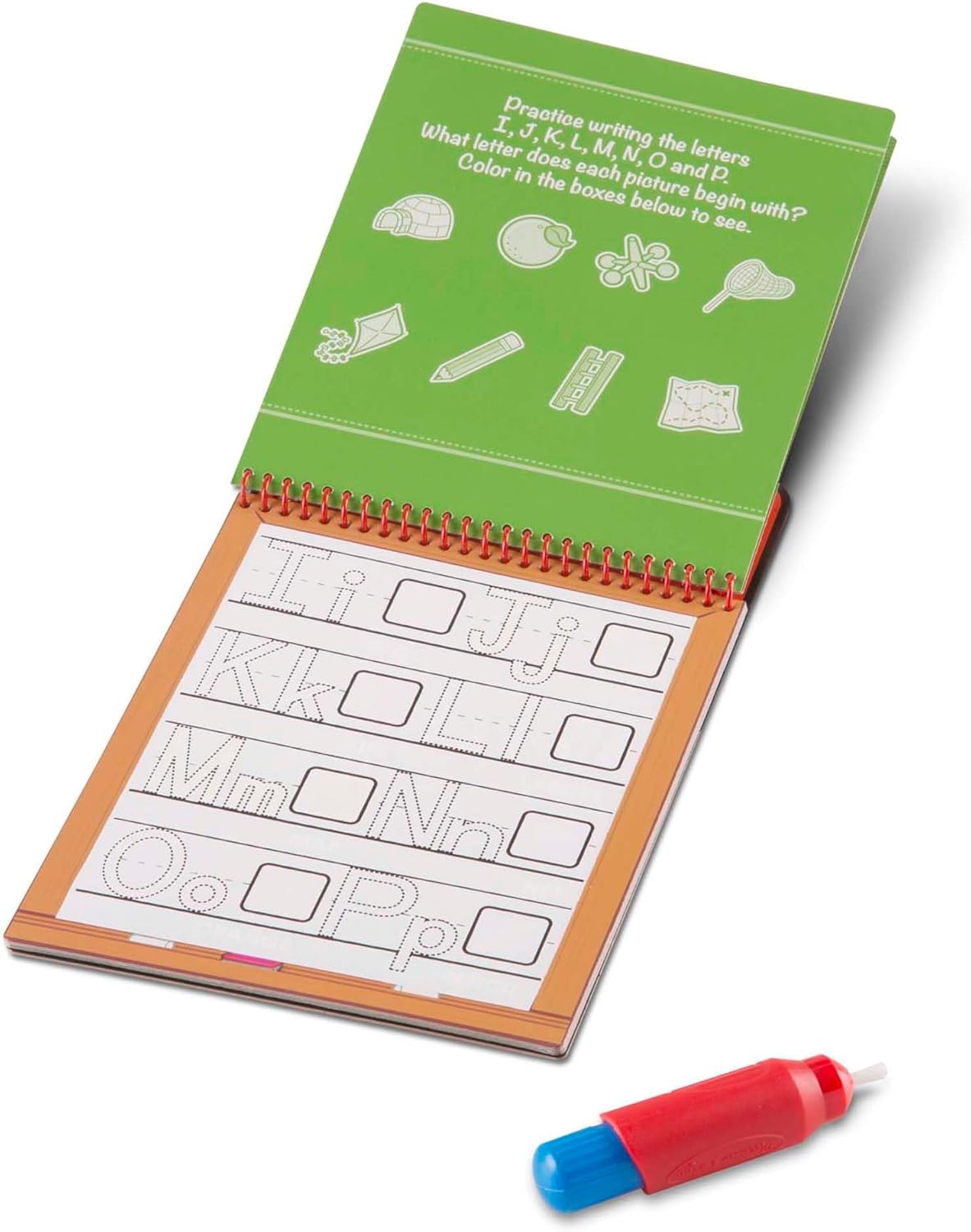 Melissa & Doug Melissa Doug On the Go Water Wow Reusable Water-Reveal Activity Pad -