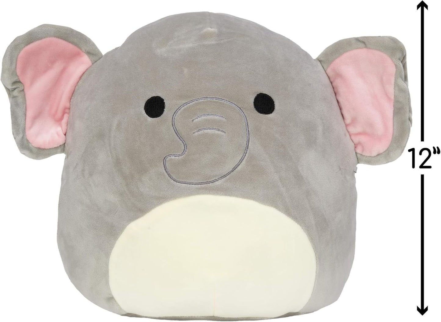 Squishmallows Official Kellytoy Plush 12" Emma The Baby Elephant.