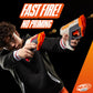 Nerf Pro Gelfire Dual Wield Pack 2 Blasters No-Prime Firing 5000 Gelfire Rounds 2X 100