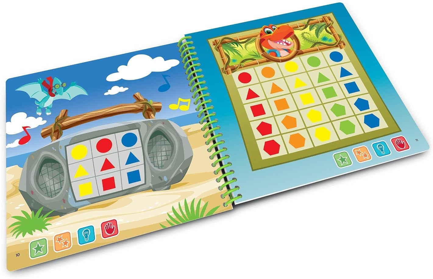 LeapFrog LeapStart Preschool Activity Book Shapes and Colors and Creativity