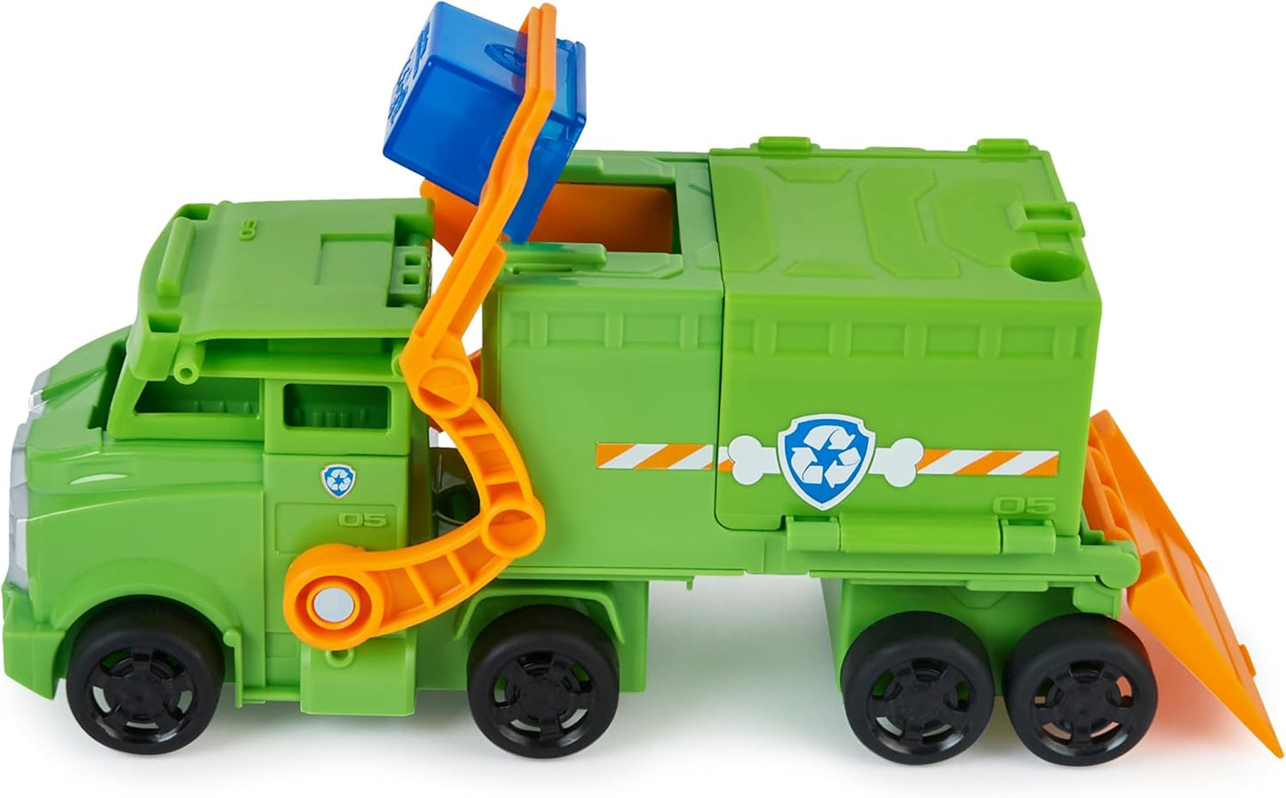 Paw Patrol Big Truck Pup's Rocky Transforming Toy Trucks with Action Figure for Ages 3