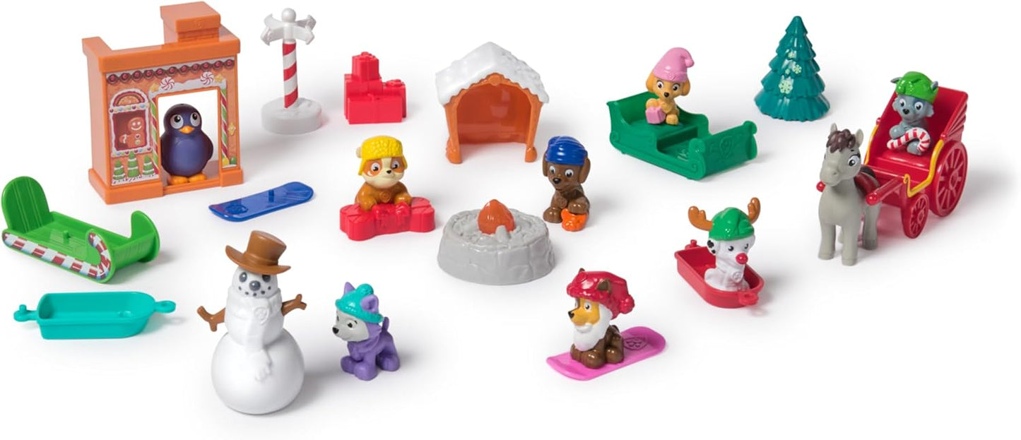 PAW Patrol 2024 Advent Calendar with 24 Surprise - Figures and for Boys Girls Ages 3 and